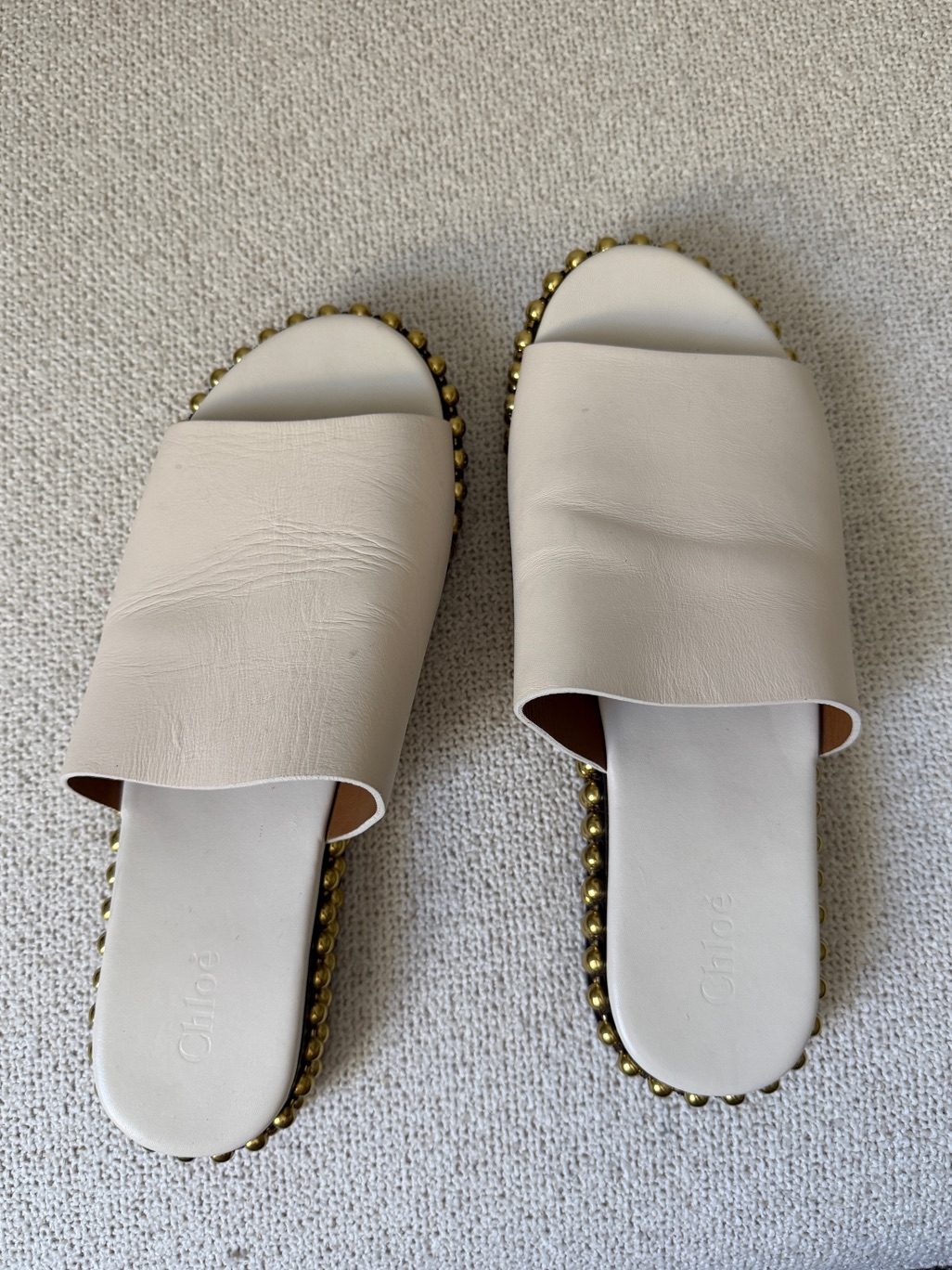 Chloe Sawyer Studded Leather Slides